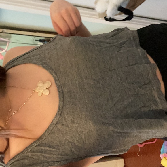 Aritzia talula top grey? gray? Size xxs - Picture 3 of 3